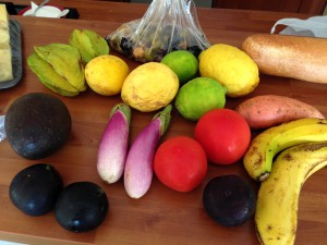 ヌメアのマルシェで調達した食材①
