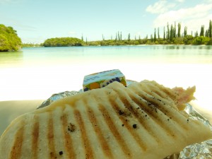 イルデパン島で食べたランチ